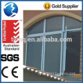 Casement opening aluminum double glass windows with CE certificates